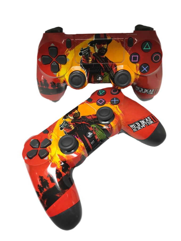 Playstation Sony Ps4 Pad Controller Combat red,God of war theme, GTA Theme, Joker theme ,Spider man themed,Combat Green,Red Redemption,Manchester Themed,Liverpool Themed