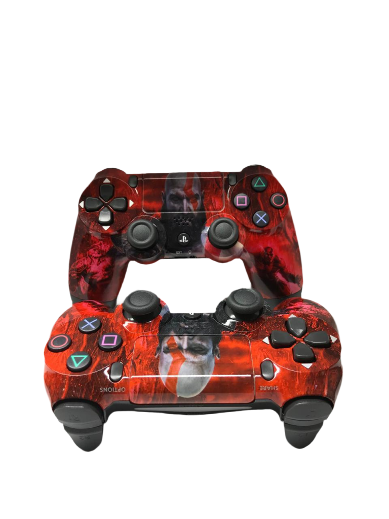 Playstation Sony Ps4 Pad Controller Combat red,God of war theme, GTA Theme, Joker theme ,Spider man themed,Combat Green,Red Redemption,Manchester Themed,Liverpool Themed