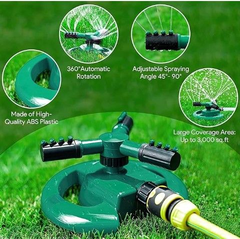 Automatic Rotating Garden Water Sprinklers System