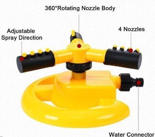 Automatic Rotating Garden Water Sprinklers System