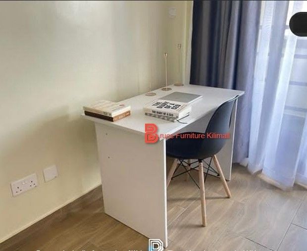 White Desk and Eames Chair Set