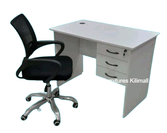 Modern Office Desk &  Chair – 1m Ergonomic & Stylish