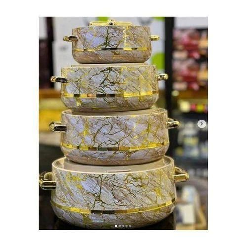 SPECIAL OFFERS BEST PRICES ONLY . Turkish Insulated Hotpots, Now Available Promotion Prices Only  Keep your food hot and fresh for upto 6 Hours with this elegant and very stylish 4 Piece Food Warmer