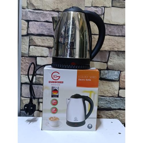 Electric Kettle. KILLMALL WEEKENDS OFFER WHOLASALE PRICES ONLY DONT BE LEFT OUT. Eurochef Automatic Shut Off Stainless Electric Water Heater Kettle Boiling Jug -360 Swivel, Cordless, 2L.RECOMMENDED