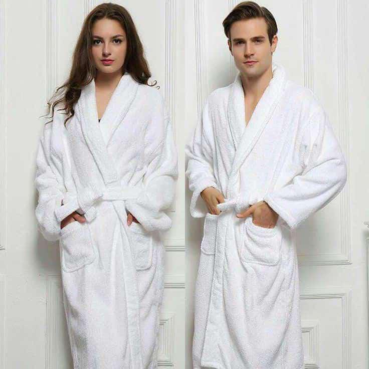 Bathrobes  S,M,L,XL,XXL White cotton bathrobes restocked Material cotton Sizes available XLNew Arrival: Luxurious white cotton bathrobes now in stock! Made from high-quality cotton, these bathrobes a