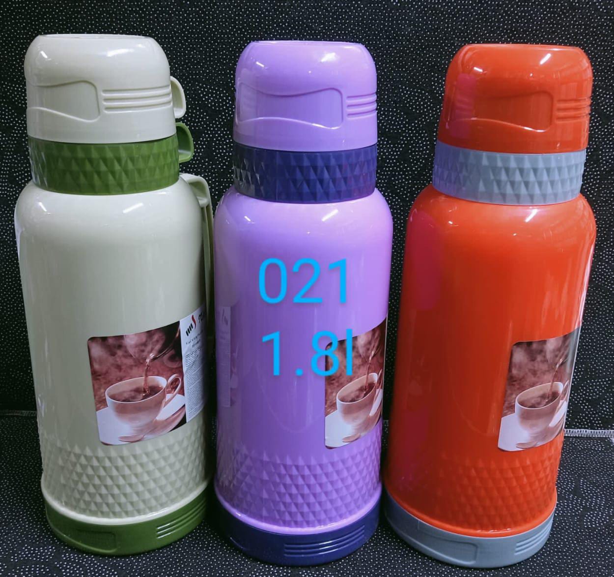 STAINLESS STEEL HOT/COLD  FLASK Elegant Design
Precision Production
High quality scratch free paint
High quality rubber handle
Keeps fluid hot /cold for 48 hours long if not open at different point in