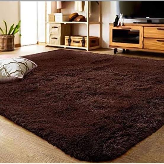 Carpets  This woolen shag rug in cotton material and a thick surface is the ideal carpet for your home that will give you value for your money. It is very soft for a warm and cozy living space and eas