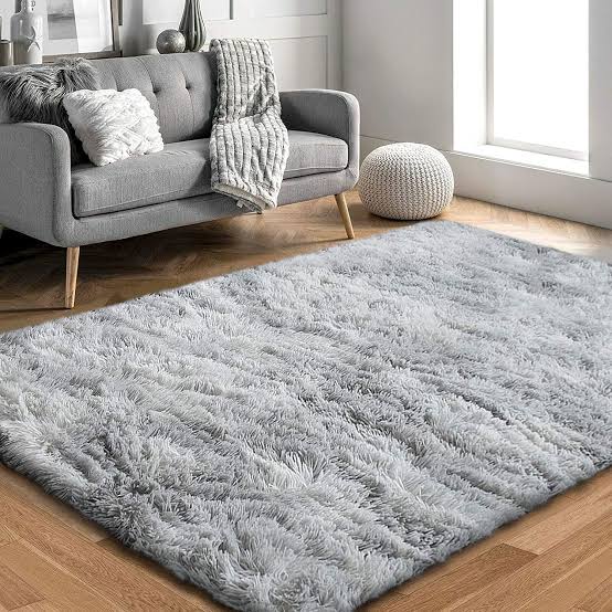 Carpets  This woolen shag rug in cotton material and a thick surface is the ideal carpet for your home that will give you value for your money. It is very soft for a warm and cozy living space and eas