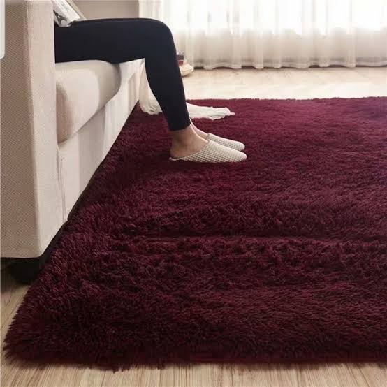 Carpets  This woolen shag rug in cotton material and a thick surface is the ideal carpet for your home that will give you value for your money. It is very soft for a warm and cozy living space and eas