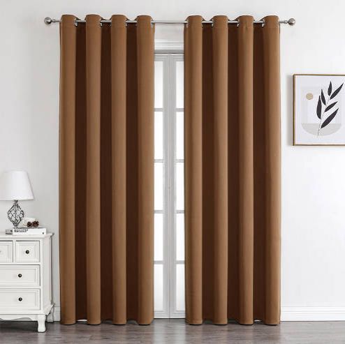 3 pc curtains  creates casual elegance for your house, which makes the curtains easy to install and slide. The curtain's super heavy and soft Blackout Curtain Panels are very upmarket. Besides, 85%-99