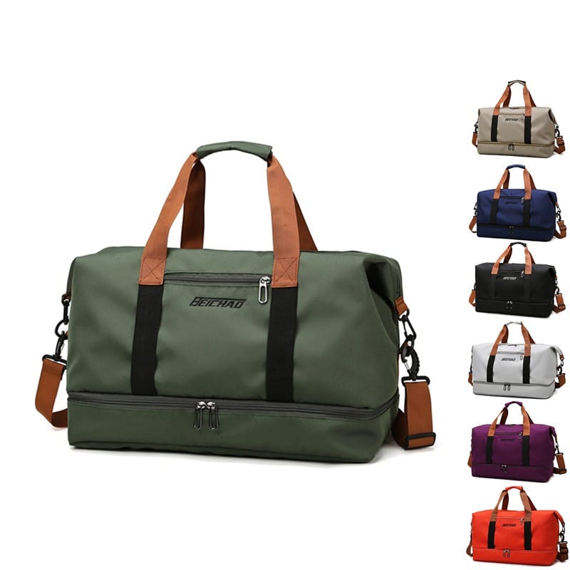 Large capacity waterproof expandable  duffle travel bag