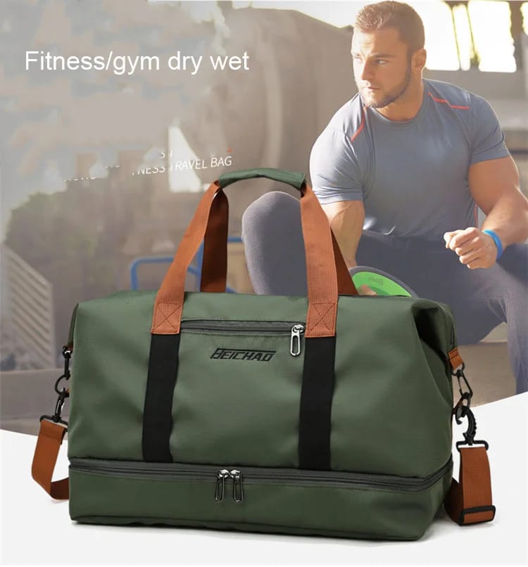 Large capacity waterproof expandable  duffle travel bag
