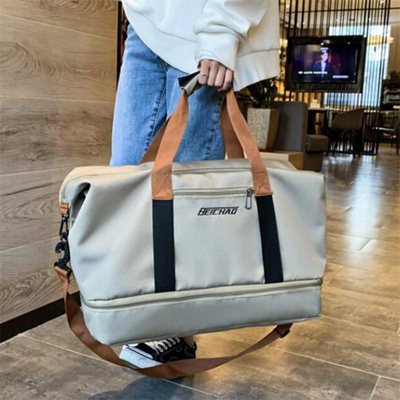 Large capacity waterproof expandable  duffle travel bag