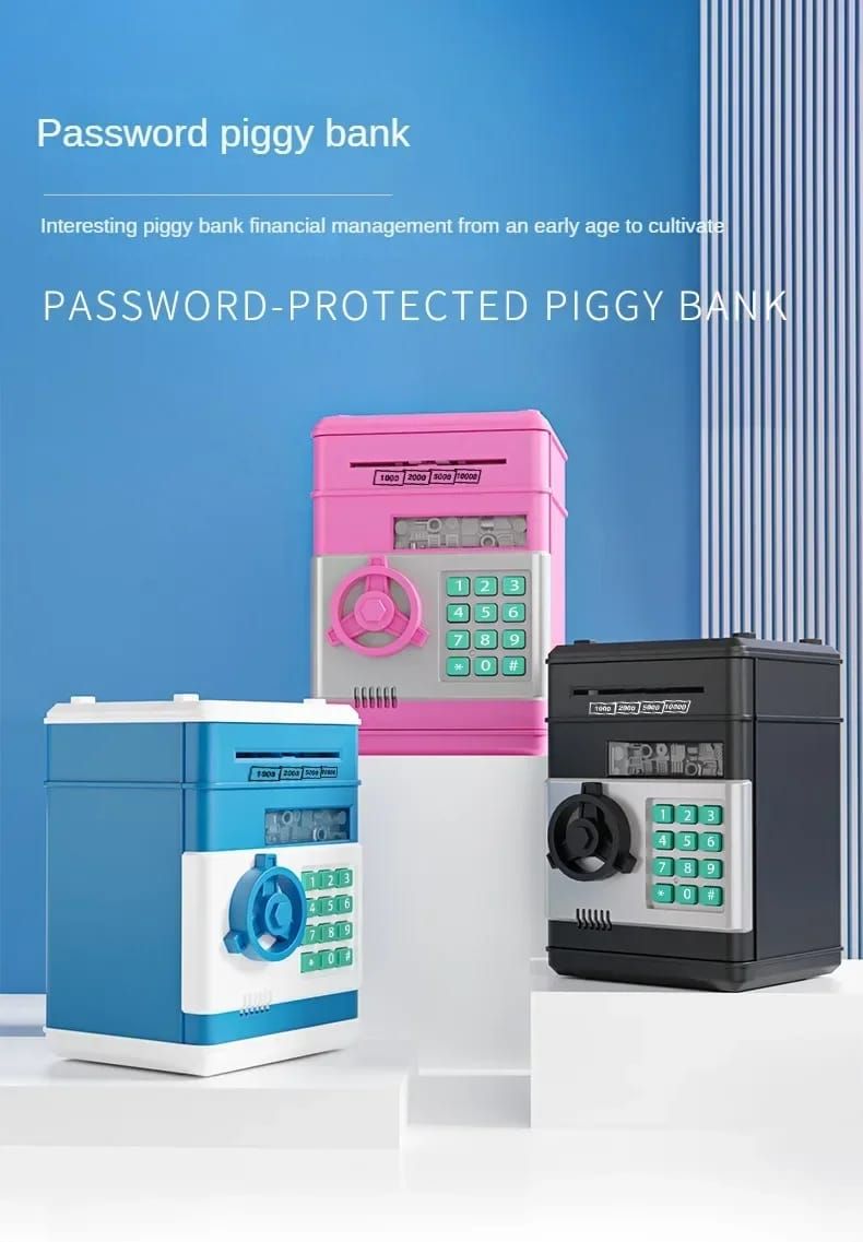 SAVE BIG🪄SAVE SMARTER🪄Automatic electronic home bank ♦️ Cash Coins Saving Box ATM Password Money Boxes ♦️ Deposit Electronic Piggy Bank ♦️ Electronic Password Money Box Code Key Lock Piggy Bank