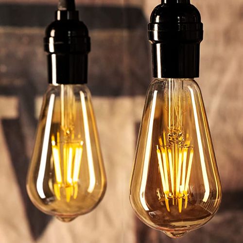 ST64 Amber Edison Bulb E27
