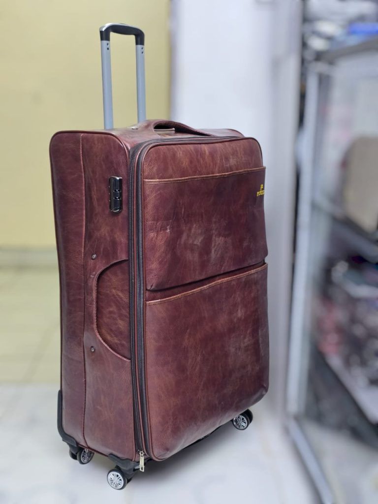 Pioneer Polyurethane Leather Suitcase