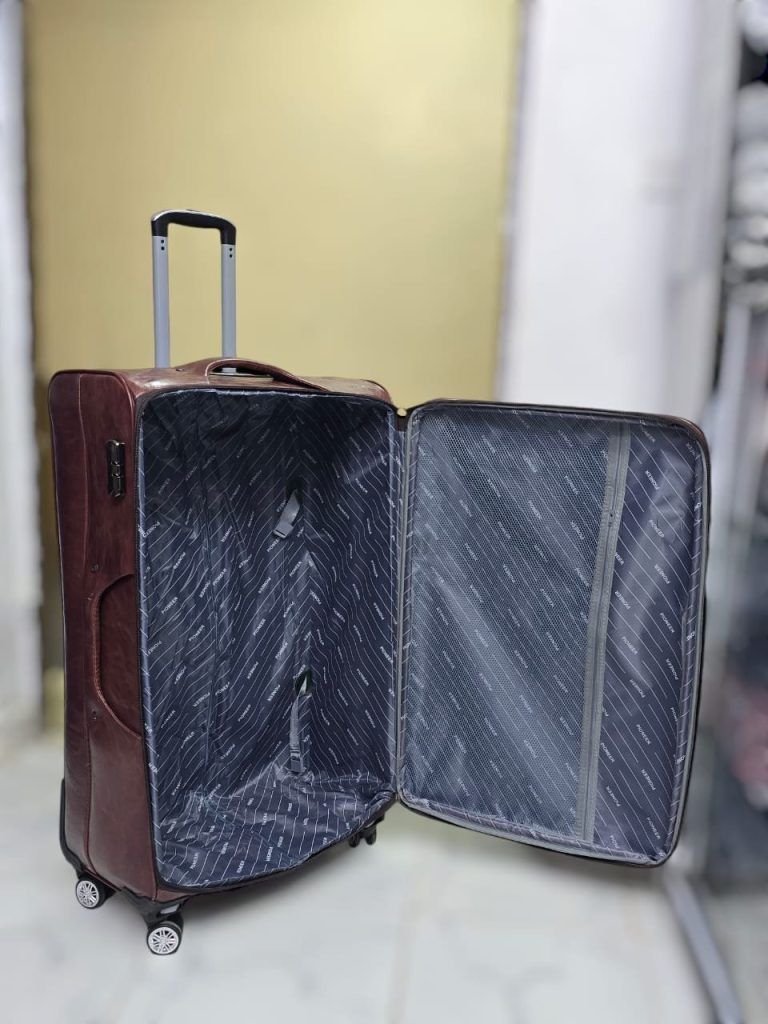 Pioneer Polyurethane Leather Suitcase