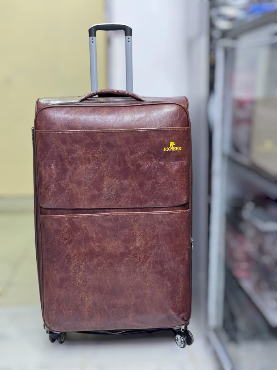 Pioneer Polyurethane Leather Suitcase