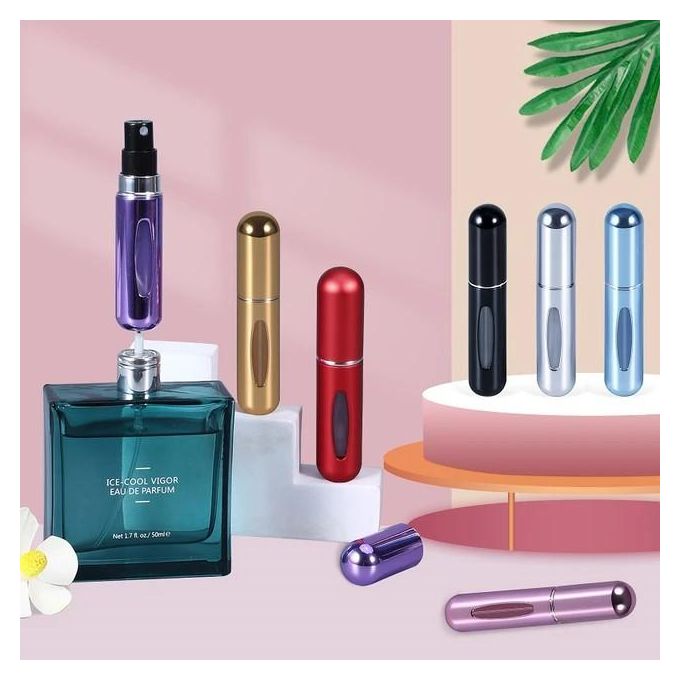 Travel Mini Perfume Refillable Atomizer, Portable Perfume Spray Container Bottle