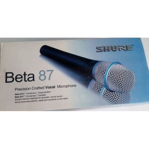 SHURE Beta 87 Precision Crafted Vocal Microphone