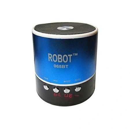 Robot Mini Bluetooth Wireless Stereo Speakers. Blue M