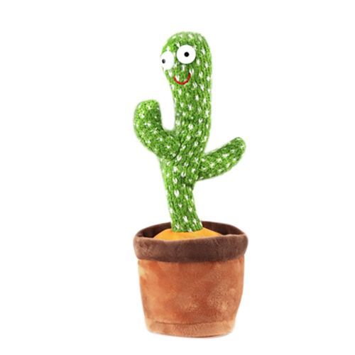 Adjustable Volume Control, Dancing Cactus Toy Talking Green