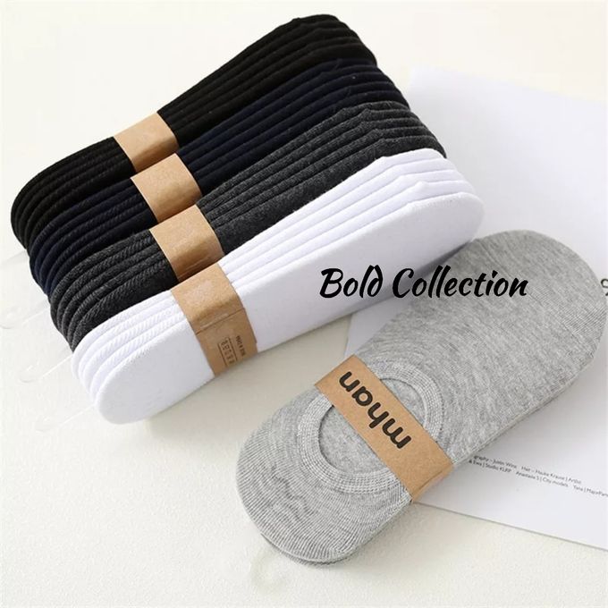 Fashion 4Pairs Finest Cotton Freesize Unisex Plain Invisible Socks