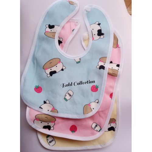 Fashion 6PCs Adorable Feed Wear Newborn Baby Feeder Bibs