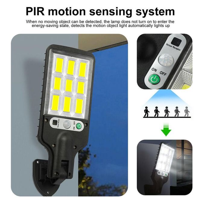 Solar Light Solar Street Lights Outdoor Wireless Solar Security Wall Light Motion Sensor With Modes For Front Door Garden Yard Garden Patio