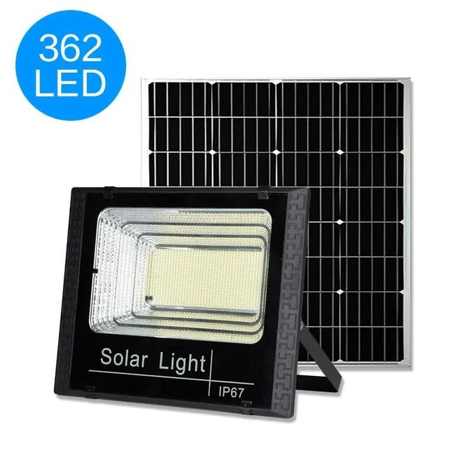 Solar Light 200W Solar Flood Lights Outdoor, IP66 Waterproof Dusk to Dawn Solar Flood Lights with Remote Control, Solar Powered Security Lights
