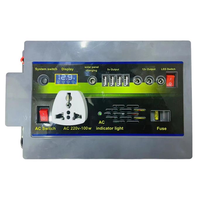 Yatchu 12V 58AH YACHU solar battery with 100w AC output, USB, 58 ah multifunctional battery, lead-acid battery