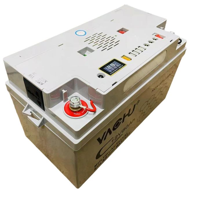 Yatchu 12V 80AH solar multifunctional battery, with 200w ac output, USB