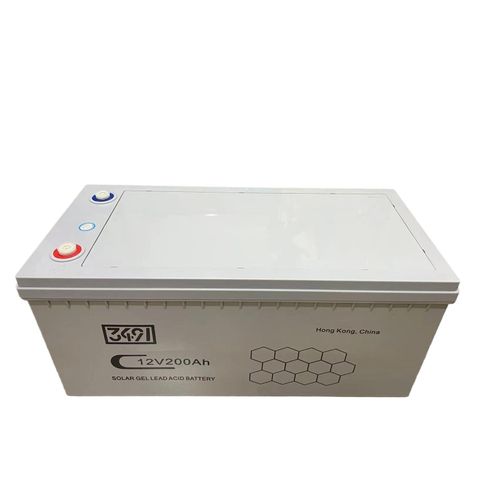 12V 200AH 3491 solar gel battery, lead-acid battery