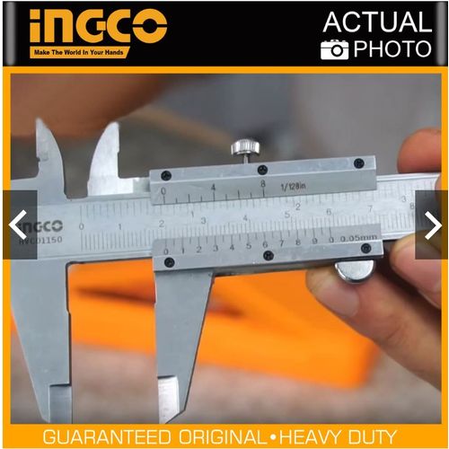 Ingco Vernier Caliper 150mm 6'' High Quality Durable Ingco