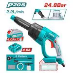 TOTAL Cordless Pressure Washers Wireless Car Wash Machine Spray CAR WASH MACHINE Water Gun Sprayer Battery Powered High Pressure Washer