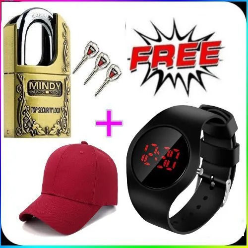 Mindy Top Anti-Burglar Theft High Security Padlock With 3 Keys 40mm+ K Gifts
