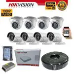 Hikvision 8 HD CCTV Camera Full Kit Pure 1080P ( With 8-Ch DVR & 20m Night Vision )