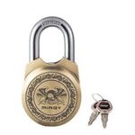 Mindy Lock With 4 Keys Indoor And Outdoor Zinc Alloy Big Padlock