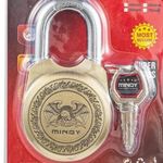 Mindy Lock With 4 Keys Indoor And Outdoor Zinc Alloy Big Padlock