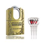 Mindy 70mm Top Anti-Burglar Theft Zinc Alloy High Security Padlock With 3 Keys