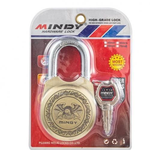 Mindy Lock With Keys Indoor And Outdoor Zinc Alloy Big Padlock