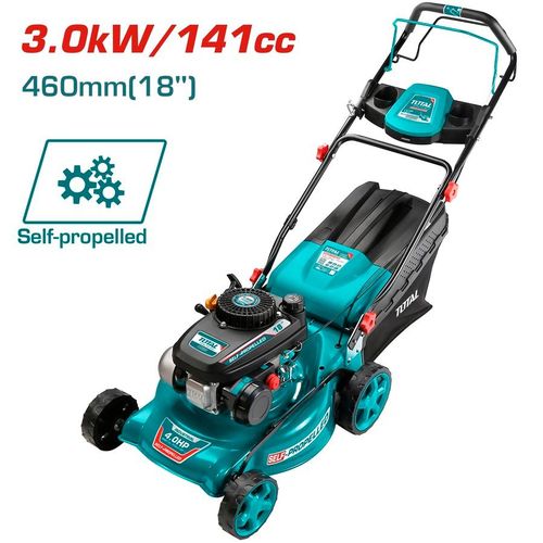 TOTAL TGT141182 Gasoline lawn mower 141cc -self propelled
