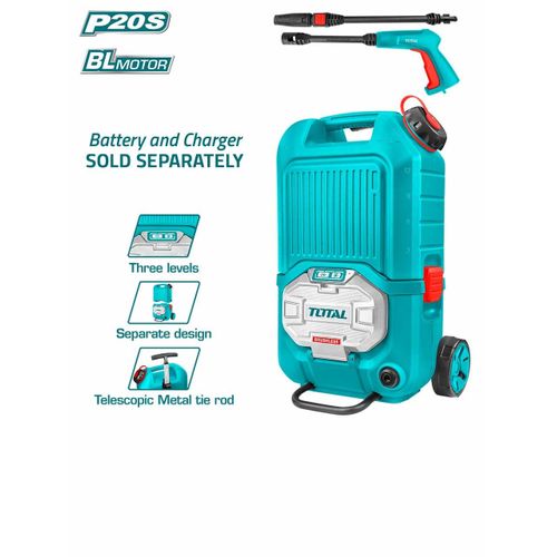 TOTAL TPWLI4006 INDUSTRIAL CORDLESS CARWASH PRESSURE WASHER 20V