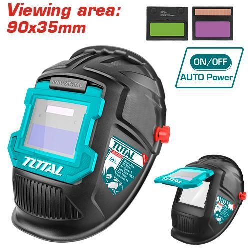 TOTAL Auto-Darkening Welding Helmet: Providing Clear Vision And Ultimate Eye Protection For Professional And Amateur Welders