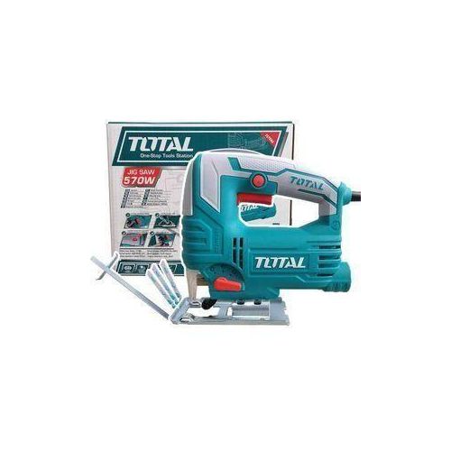 TOTAL L 570W JIGSAW Wood Cutting Machine, 2pc Cutting Blades