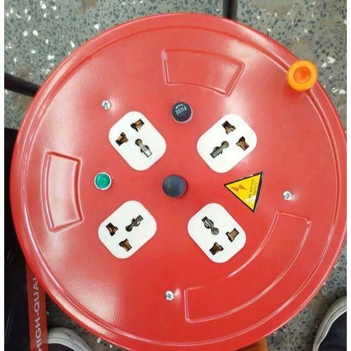 Heavy Duty 50M 2.5MM POWER CABLE EXTENSION REEL With 4 Sockets For Home And Industrial Use