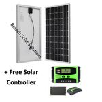 Powermate 500 Watts Solar Panel All Weather Mono Crystalline High Efficiency German Technology 25 Years Warranty + 10Ah Free Solar Controller