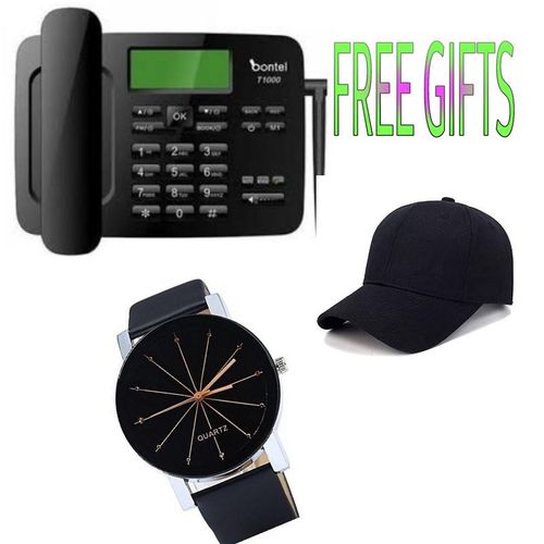 Bontel T1000//LANDLINE DESKTOP PHONE HOME AND OFFICE//FREE GIFTS