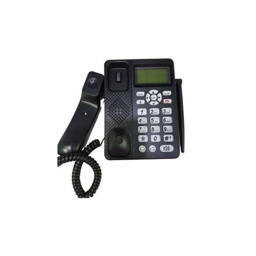 SQ LS 810 Desktop Wireless //Telephone GSM Fixed Phone (Dual Sim)//Black.C.E"