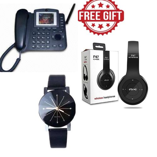 SQ LS 980 Desktop Wireless Desktop Telephone Home And Office,,FREE GIFTS